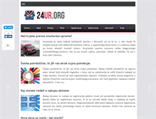 Tablet Screenshot of 24ur.org